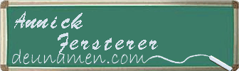 Annick Fersterer Visitenkarte